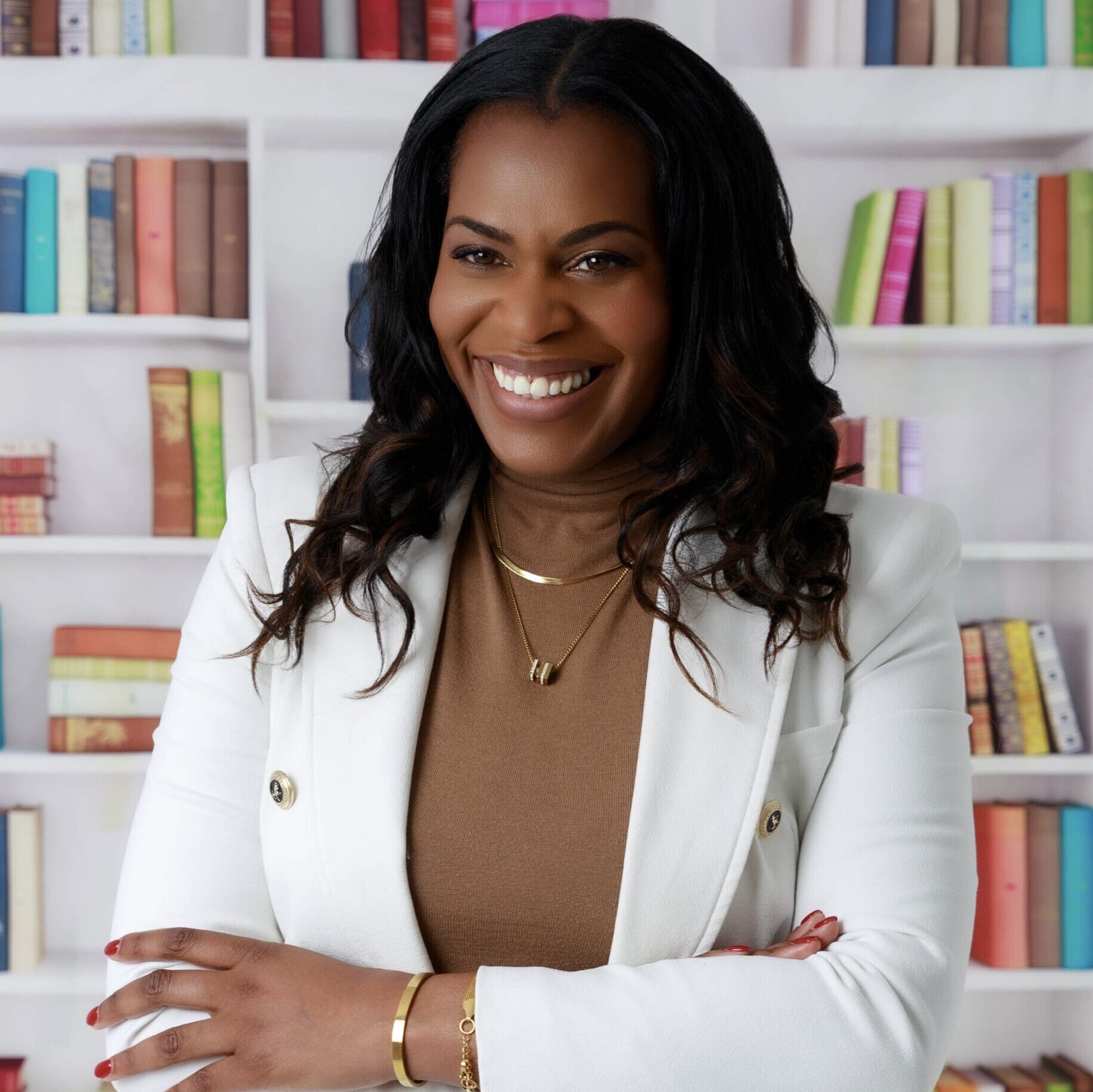 Emma Pinnock holding Igniting Potential